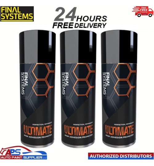 3 x FINAL SYSTEMS ULTIMATE HIGH ADHESION PROMOTER AEROSOL - 400ml